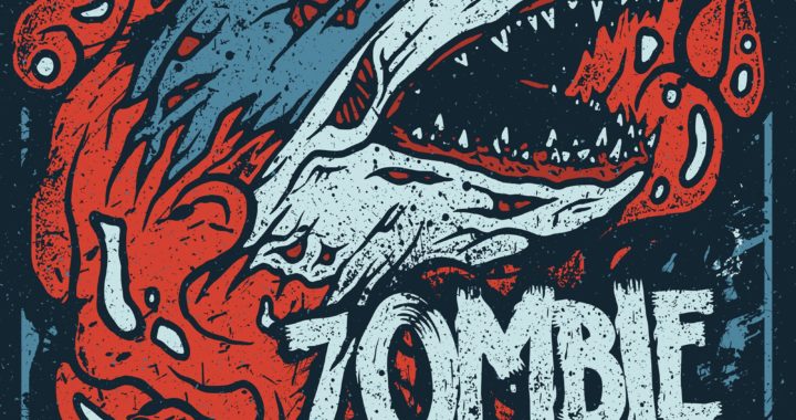 Poster for the movie "Zombie Shark"