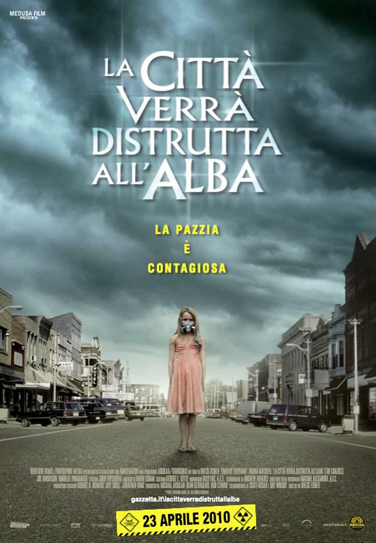 Poster for the movie "La città verrà distrutta all'alba"