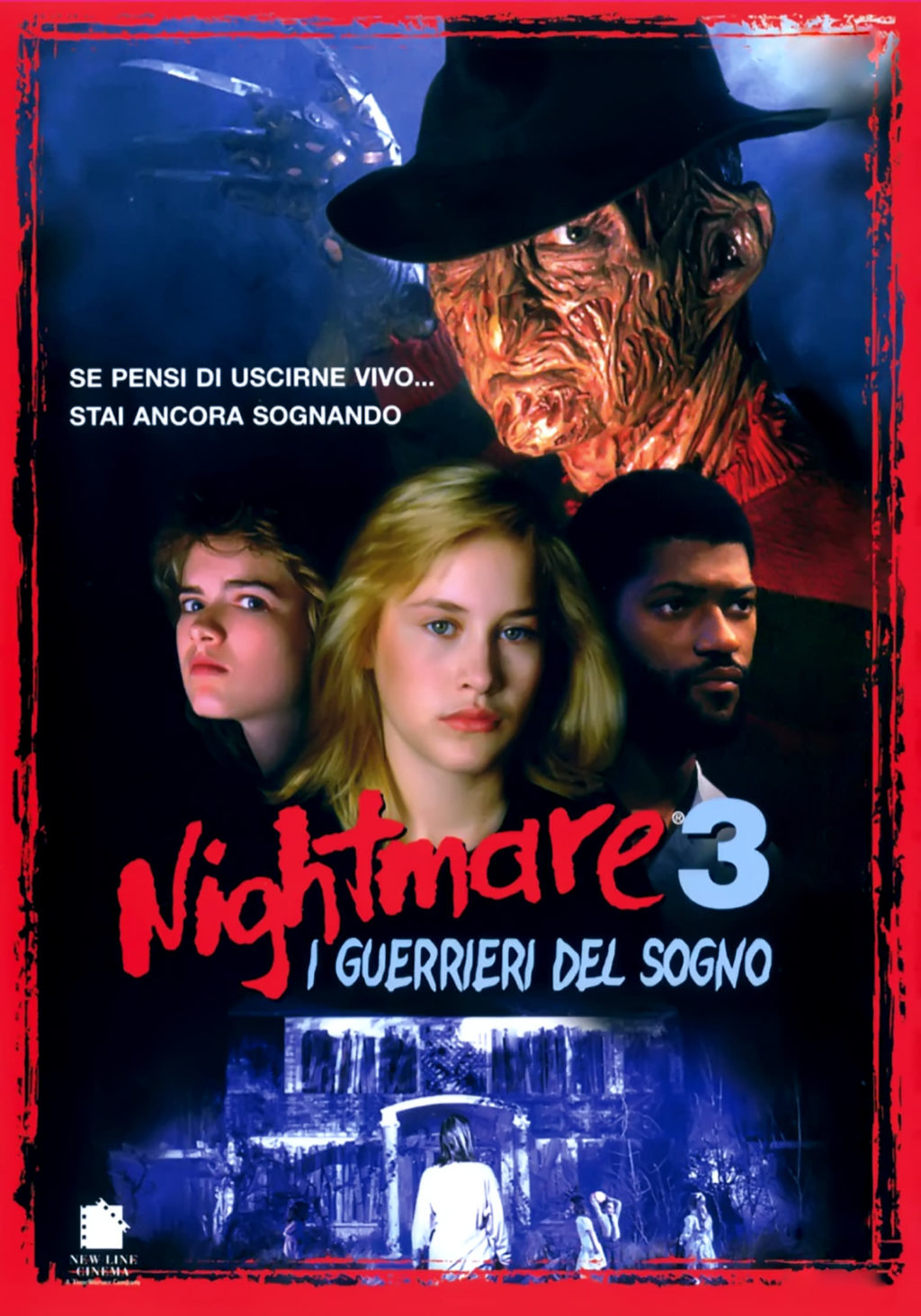 Poster for the movie "Nightmare 3 - I guerrieri del sogno"