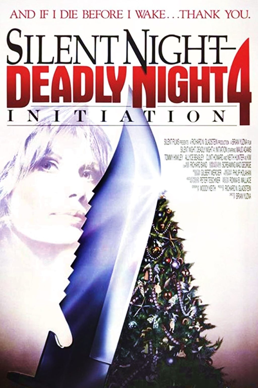 Poster for the movie "Silent Night Deadly Night 4: Initiation"