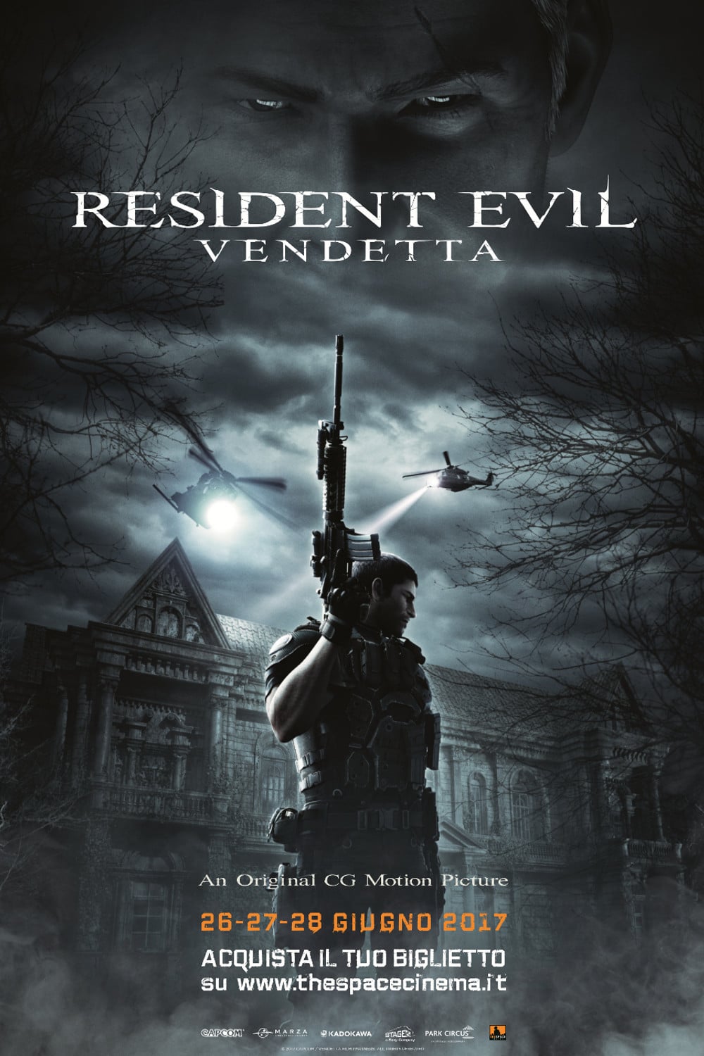 Poster for the movie "Resident Evil: Vendetta"