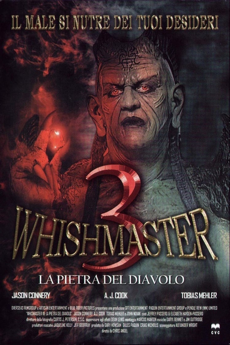 Poster for the movie "Wishmaster 3 - La pietra del diavolo"