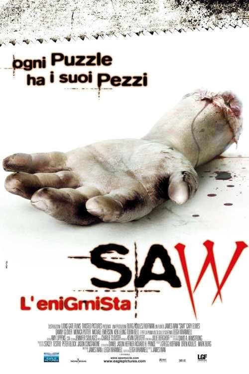 Poster for the movie "Saw - L'enigmista"