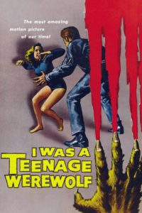 Poster for the movie "I Was a Teenage Werewolf"