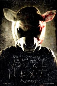 Poster for the movie "You're next"