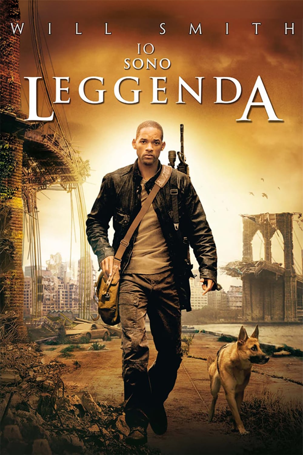 Poster for the movie "Io sono leggenda"